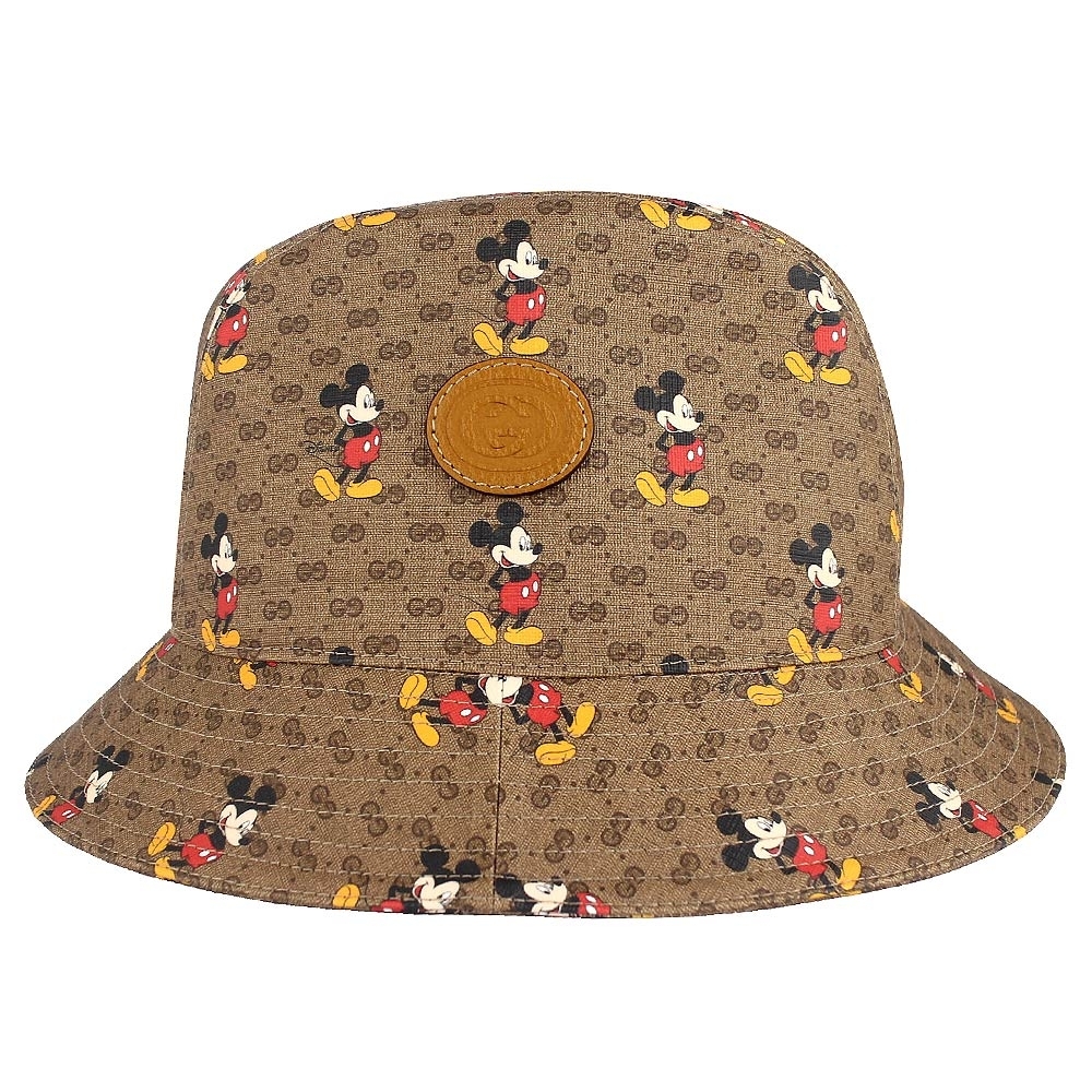 GUCCI Disney Mick 米奇防水帆布漁夫帽