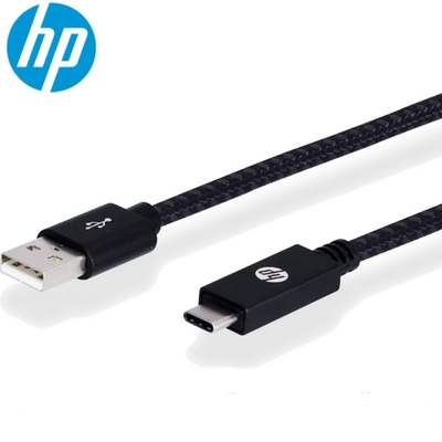 HP 專業Type-C充電傳輸線HP042GBBLK0.25TW(兩入裝)