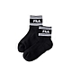 FILA 基本款半毛巾短襪-黑 SCW-1004-BK product thumbnail 1
