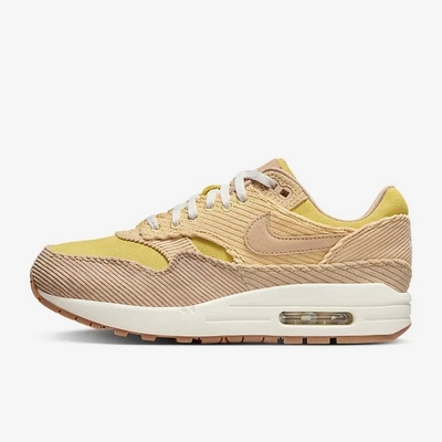 NIKE AIR MAX 1 SE 女休閒運動鞋-奶茶色/黃-FB8451700