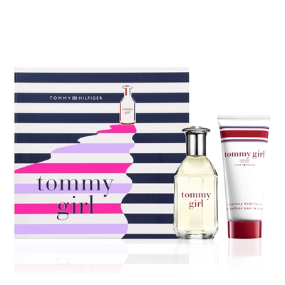 TOMMY HILFIGER Tommy girl 女性淡香水海岸燈塔禮盒(50ml香水+100ml身體乳)