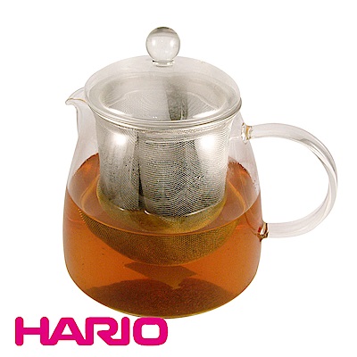 【日本 HARIO】耐熱泡茶玻璃壺 附濾網 700ml(CHEN-70T)