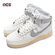 Nike 休閒鞋 Air Force 1 High 07 PRM 男女鞋 白 灰 仿舊中底 Fontanka DV4245-101 product thumbnail 1