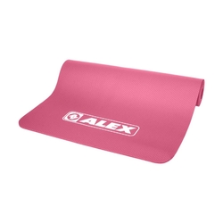 ALEX 專業瑜珈墊-台灣製 有氧 塑身 地墊 止滑墊 附收納袋 SGS認證 C-1812-3 紅白