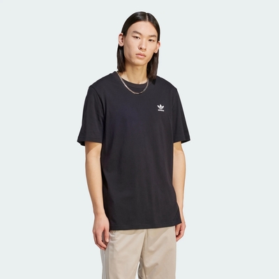 ADIDAS ESSENTIAL TEE 三葉草 男短袖上衣-黑-IM4540