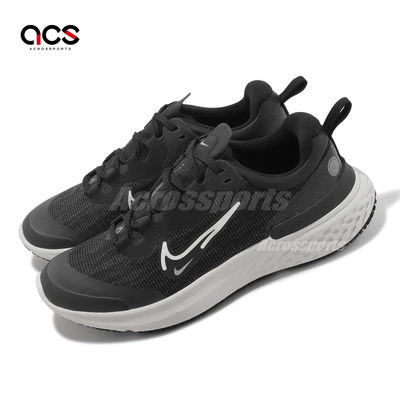 Nike 慢跑鞋 Wmns React Miler 2 Shield 女鞋 黑 白 防潑水 回彈 運動鞋 DC4066-001