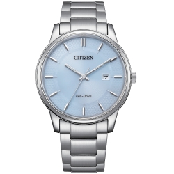 CITIZEN 星辰 冰河藍 光動能簡約手錶 送禮推薦-40mm BM6978-77L