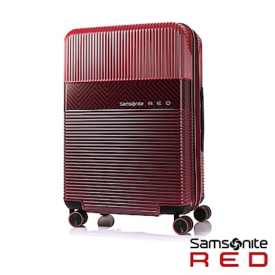 Samsonite RED  28吋ROBOII撞色個性TSA飛機輪行李箱(紅)