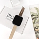 Apple Watch 全系列通用錶帶 蘋果手錶替用錶帶 雙釘扣 雙色真皮錶帶-褐x杏色 product thumbnail 1