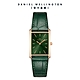 Daniel Wellington DW Bound 32x22mm 經典摩登伯朗大道綠皮革方錶-玫瑰金框 product thumbnail 1