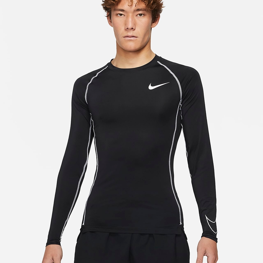 NIKE AS M NP DF TIGHT TOP LS 男款 緊身長袖上衣 DD1991011 黑