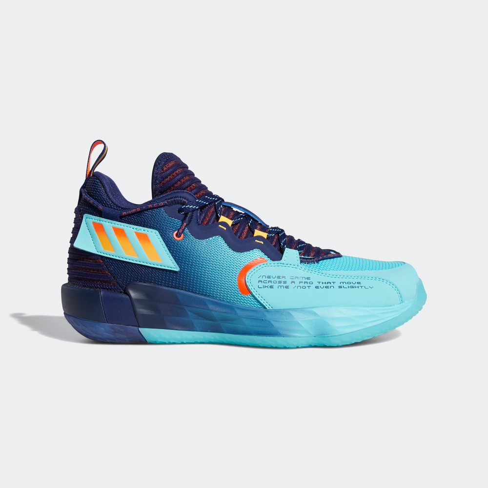 Adidas Dame 7 Extply GCA [GV9878] 男 籃球鞋 里拉德 運動 包覆 緩震 漸層 藍