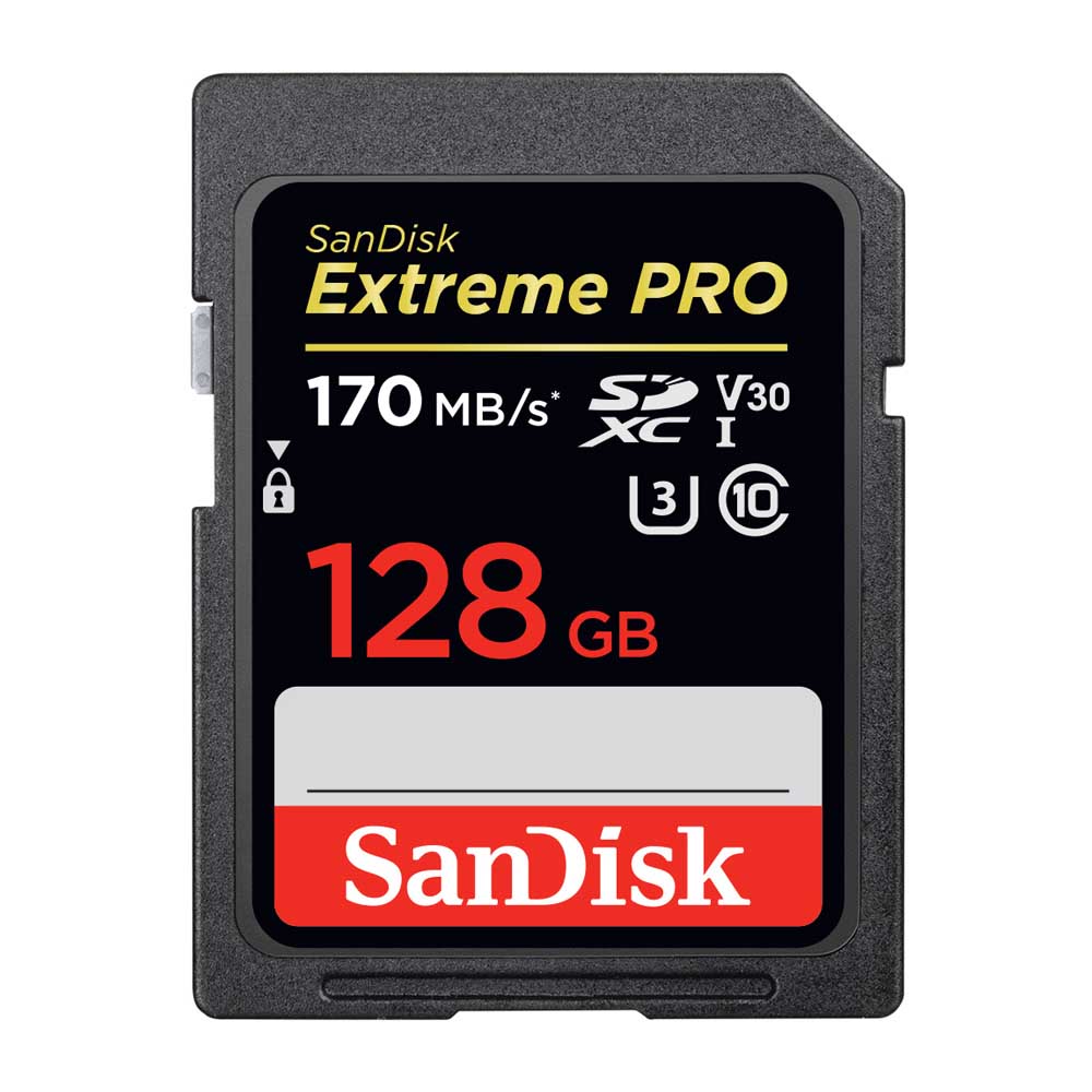 SanDisk Extreme Pro SDXC UHS-I(V30)128GB記憶卡