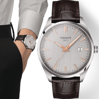 TISSOT 天梭 官方授權 PR100 簡約紳士手錶 送禮首選-40mm T1504101603100