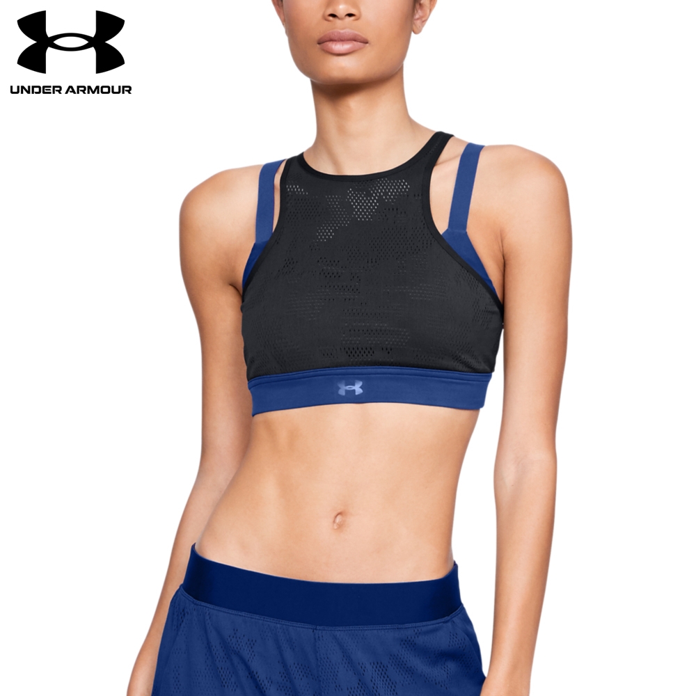 【UNDER ARMOUR】UA 女 UA VANISH MESH中衝擊運動內衣-優惠商品