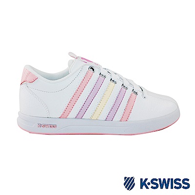 K-SWISS Court Pro S CMF休閒運動鞋-女-白/粉紅/黃