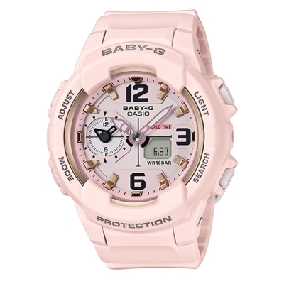 BABY-G 引領潮流系列粉嫩時尚休閒錶(BGA-230SC-4B)粉紅色42.9mm