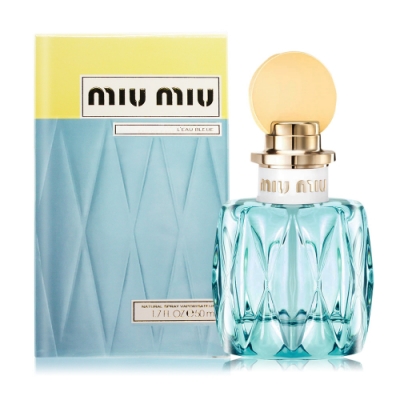 MIU MIU 春日花園女性淡香精 L eau Bleue 50ml EDP-香水航空版