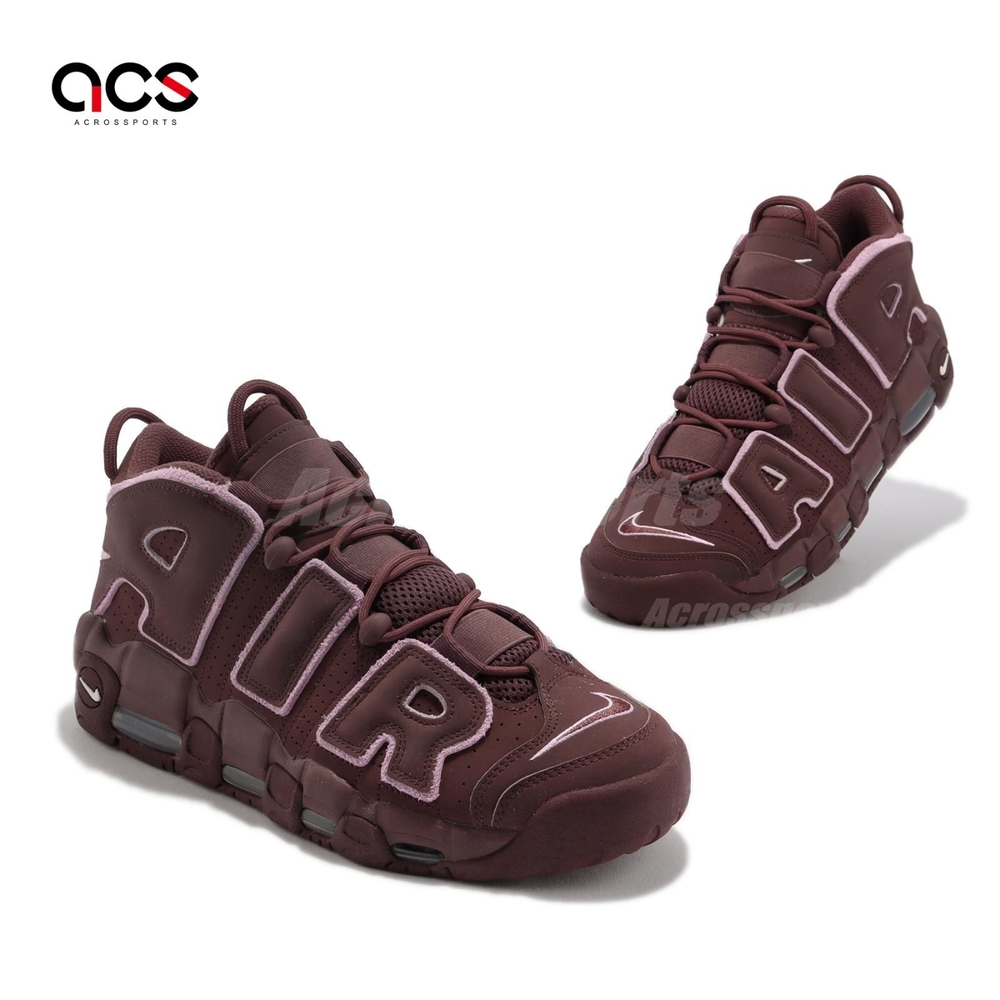 Nike Air More Uptempo 96 男鞋女鞋復古氣墊情人節大AIR 情侶鞋酒紅