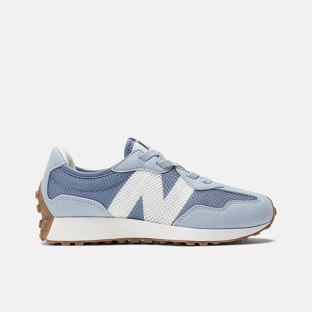 New Balance [PH327MQ] 中大童 休閒鞋 經典 復古 W寬楦 NB 327 俐落 流行 穿搭 藍