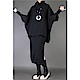 高領套頭蝙蝠袖寬鬆顯瘦斗篷型上衣外套-設計所在 MP1636 product thumbnail 1
