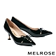 高跟鞋 MELROSE 獨特個性綁帶全真皮尖頭高跟鞋－黑 product thumbnail 1