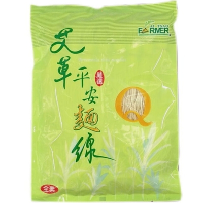 艾草平安麵線600g(3包)+艾草養生麵條300g(3包)