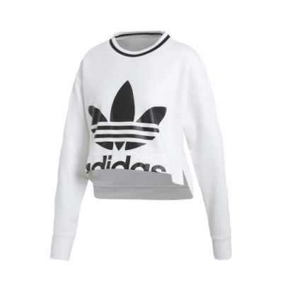 adidas 大學T Sweatshirt 短版 女款