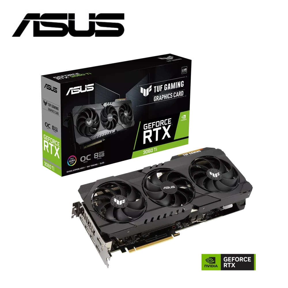 華碩TUF-RTX3060TI-O8GD6X-GAMING 顯示卡| RTX 30系列| Yahoo奇摩購物中心