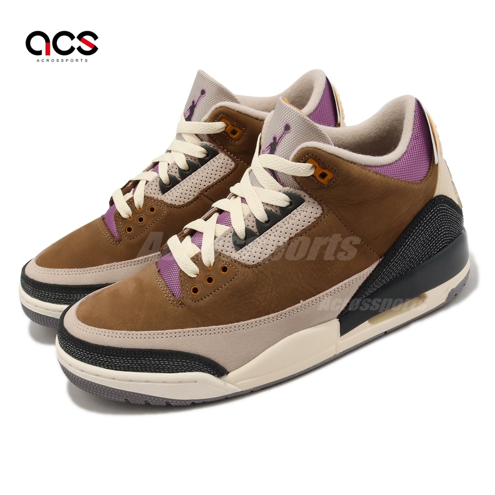 Nike Air Jordan 3 Retro SE 男鞋 咖啡 黑 紫 喬丹 Winterized 3代 DR8869-200