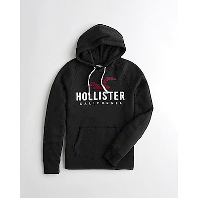 Hollister HCO 長袖 帽T 黑色 1139