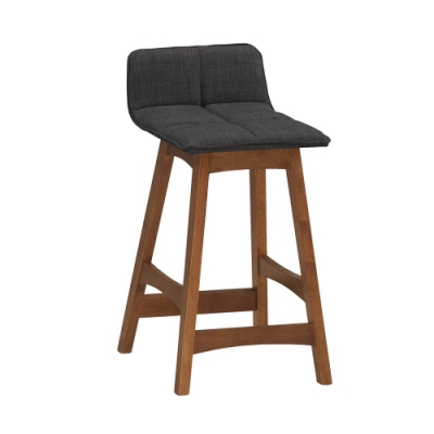 Boden-羅朗布面工業風吧台椅/高腳椅/單椅(低)-39x41.5x76cm