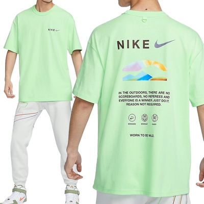 Nike NSW PREM ESSNTL OP2 TEE G 男 綠 運動 休閒 上衣 短袖 HF6172-376