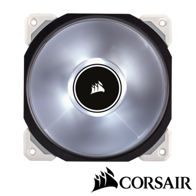 CORSAIR ML140 PRO LED140mm 磁力懸浮風扇-白