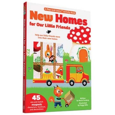 New Homes For Our Little Friends 搬新家新奇操作精裝磁鐵書