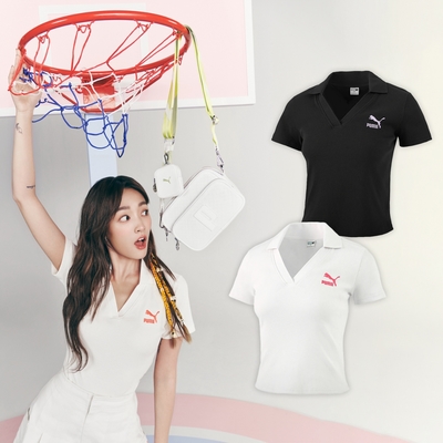 Puma 短袖 Logo Polo Shirts 女款 合身 Polo衫 王淨同款 單一價 62686301