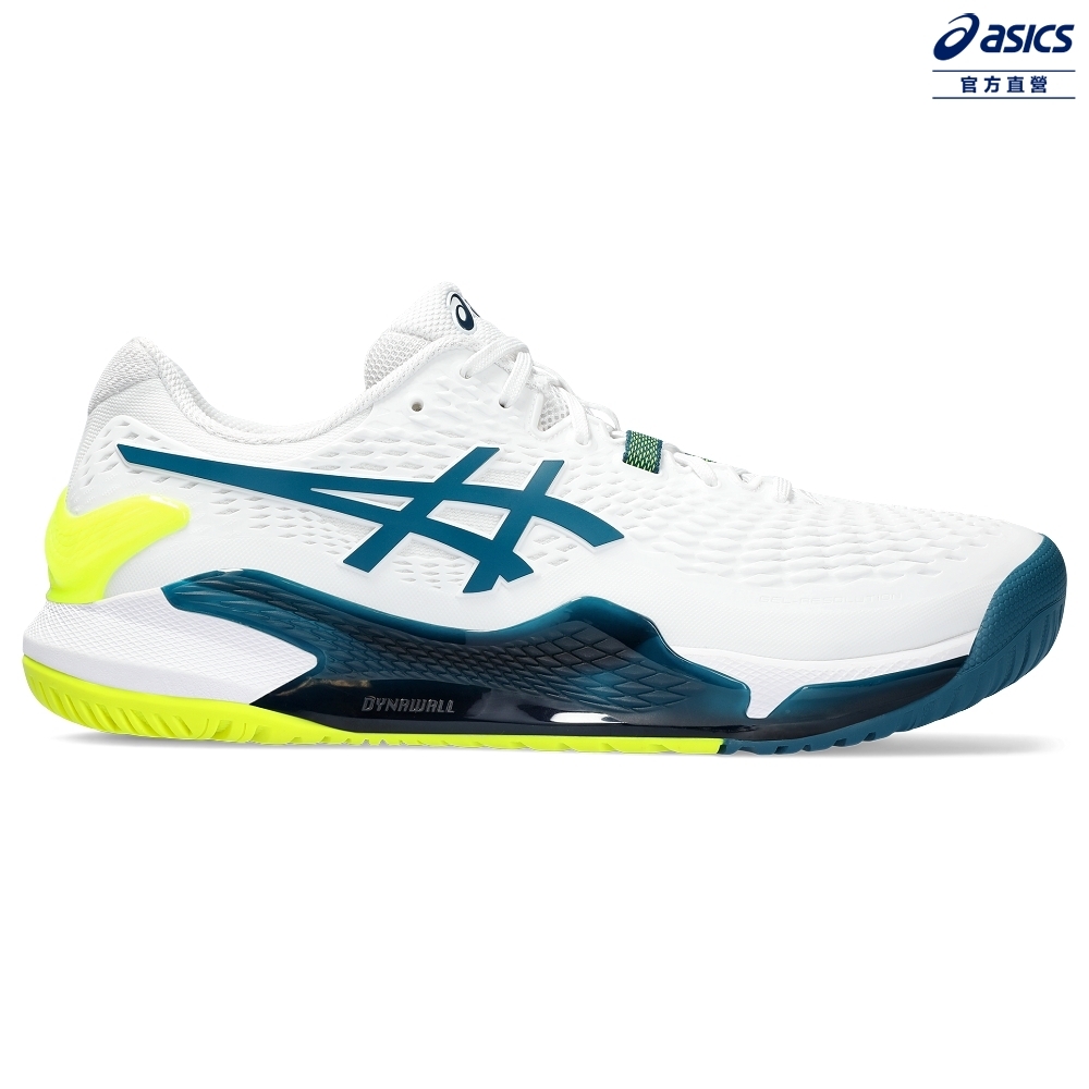 ASICS 亞瑟士 GEL-RESOLUTION 9 男款 2E 寬楦 美網配色 網球鞋 1041A376-101