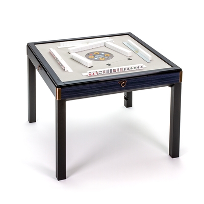 【商密特】T650 二代 典雅木紋過山麻將機 餐桌款 靛藍木
