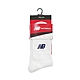 New Balance 襪子 Crew Socks 白 藍 長襪 中筒襪 男女款 休閒 運動 NB 7130400480 product thumbnail 1