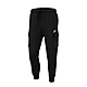 Nike 長褲 Fleece Cargo Pants 男款 NSW 大口袋 棉褲 縮口褲 穿搭 黑 白 CD3130-010 product thumbnail 1