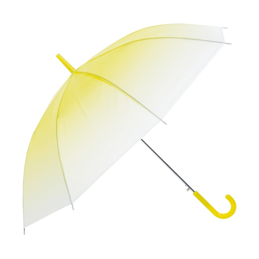 樂嫚妮 自動開直立雨傘-漸層黃