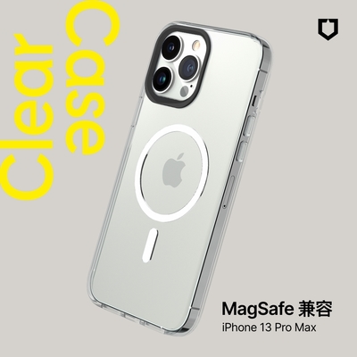 犀牛盾 iPhone 13 Pro Max(6.7吋) Clear (MagSafe兼容)超強磁吸透明防摔手機殼