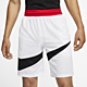 NIKE DRY HBR SHORT 2.0 男運動短褲 白黑-BV9386100 product thumbnail 1