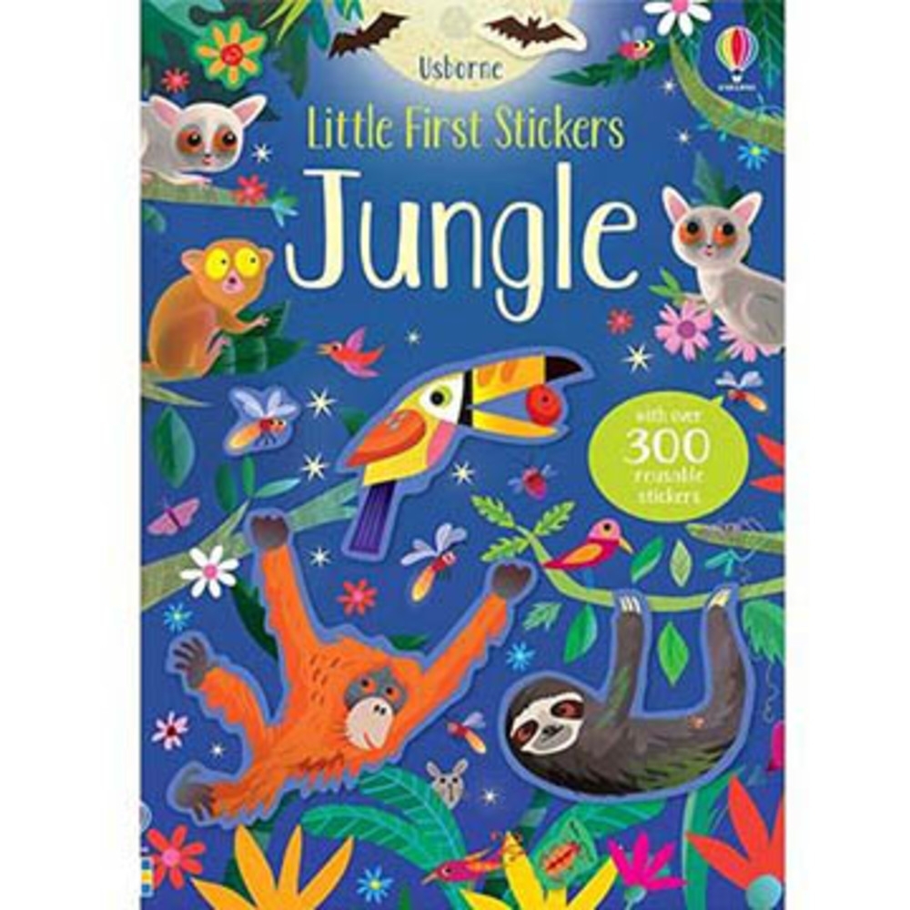 Little First Stickers Jungle 叢林貼紙書 | 拾書所