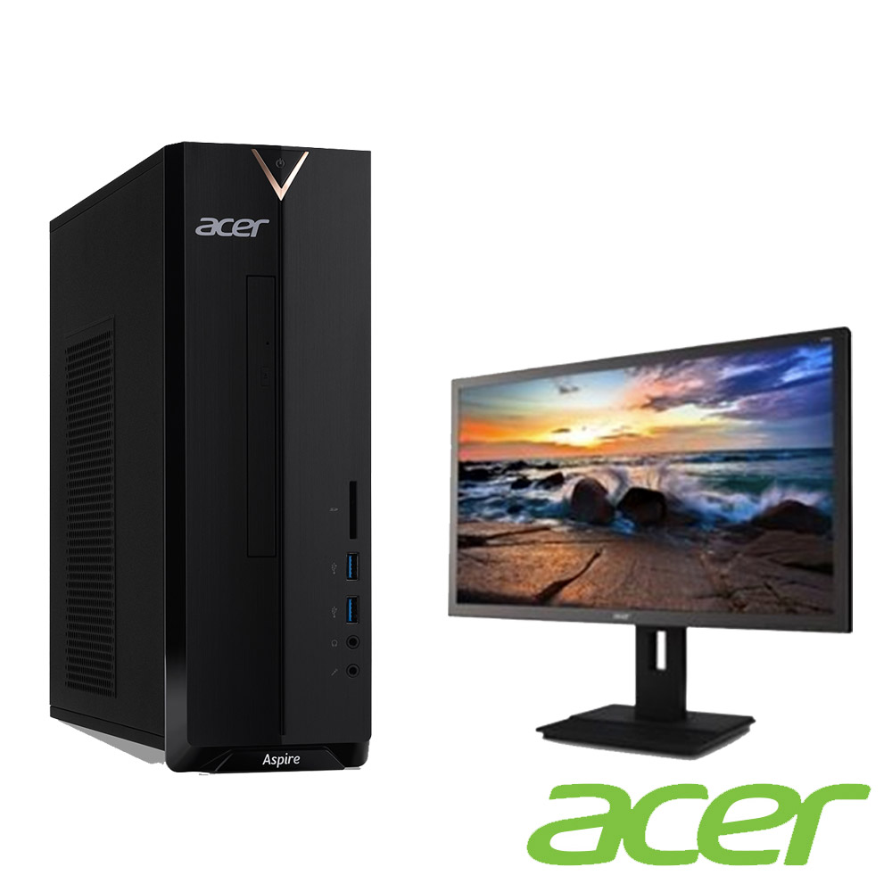 Acer XC330 桌機+ V226HQL螢幕組文書桌上型電腦