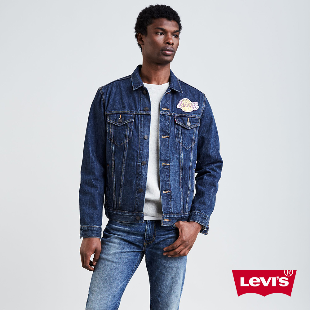 LEVIS X NBA經典丹寧夾克 洛杉磯湖人