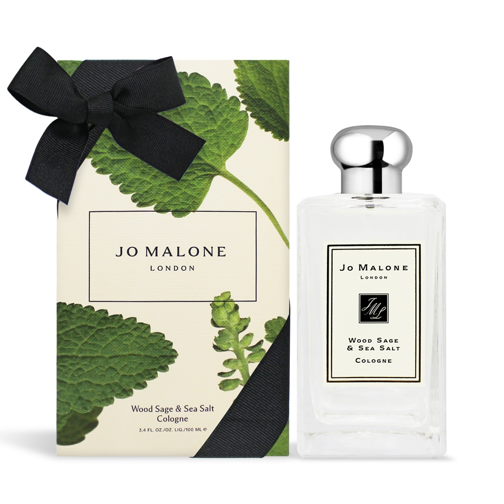 Jo Malone 鼠尾草與海鹽香水100ml-手繪花盒限量包裝版-國際航空版