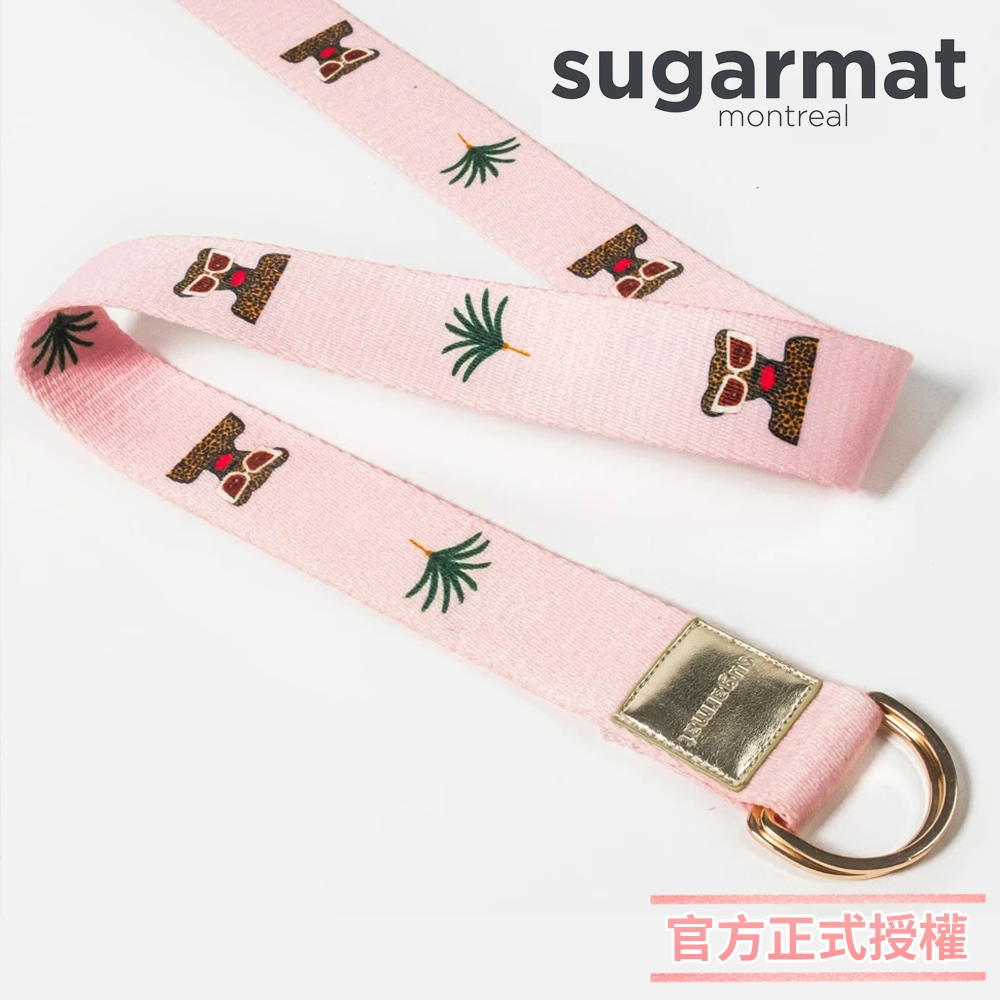 加拿大Sugarmat 頂級瑜珈伸展帶 時髦美洲豹Kiss & Make Up