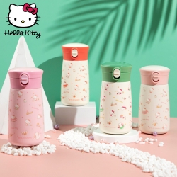 【優貝選】HELLO KITTY 316不鏽鋼迷你口袋杯 兩用 保冷/保溫 直飲式水壺 280ML