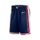 Nike 球褲 Swingman Short MMT 21 男 布魯克林 籃網隊 菱格紋 星星 藍 紅 DB4126-492 product thumbnail 1